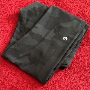 lululemon athletica Black Camo Leggings